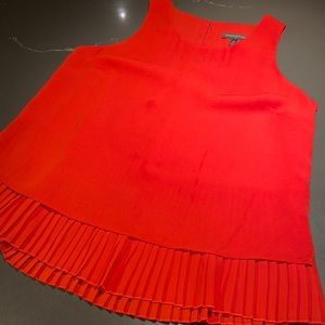Banana Republic Ruffled Red Tank
